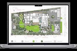 Пример проекта - план ландшафтного дизайна